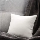Новинка 2021, 1 шт., подушка для дома и гостиницы, с хлопковой подкладкой, Белая Подушка для изголовья кровати, нетканый материал с шерстяной тканью, 40x40 см
