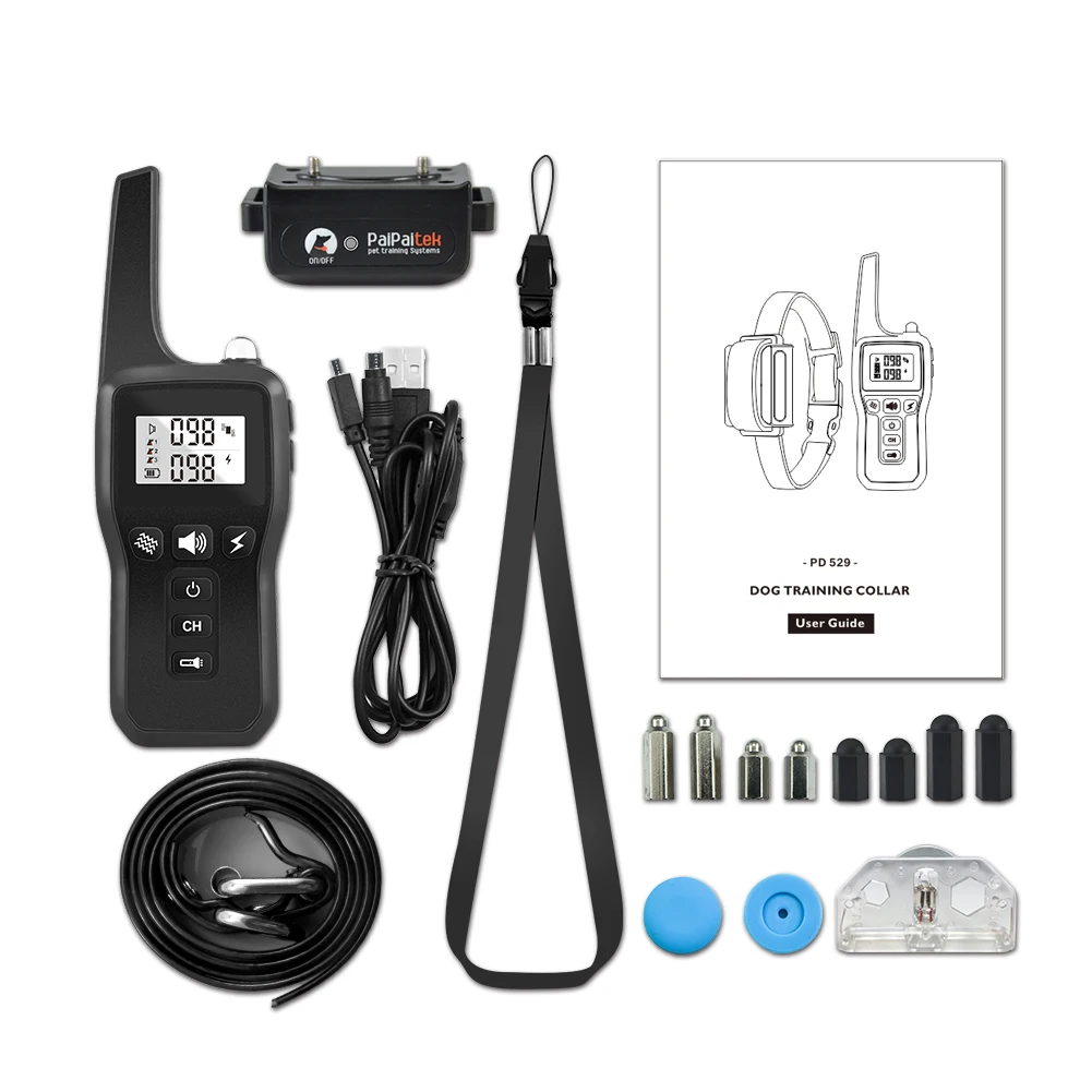 

Remote Training Collar Anti Barking Shock Collar for Small Medium Large Dogs,1100Yd Range Rechargeable Waterproof Receiver