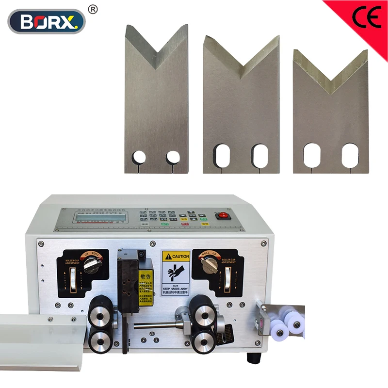 

High speed steel automatic computerized wire stripping machine blade die cable stripper knives (2 pcs each set)