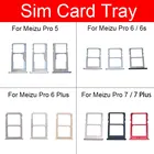 Держатель лотка для sim-карты для Meizu Pro 5 6 6s 7 Plus Pro5 Pro6 Pro7 M576 M576u слот для сим-карты sd-адаптер Запасные Запчасти