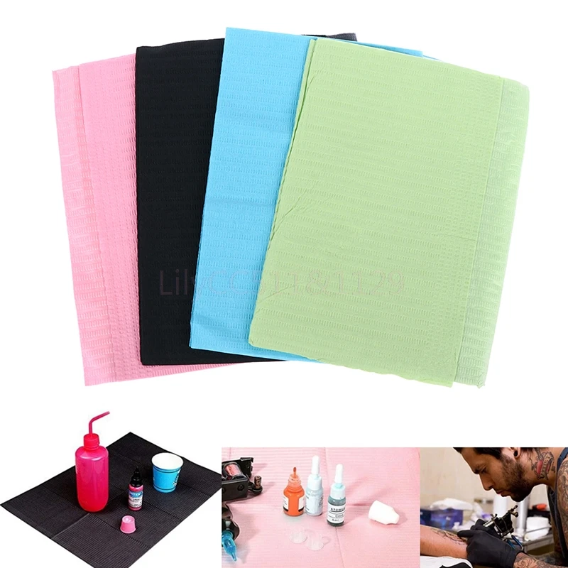 

25*Disposable Tablecloths Mat Medical Paper Tattoo Table Covers Tattoo Clean Pad