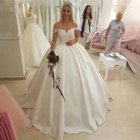 white muslim wedding dresses high neck full sleeve lace vestido de noiva dubai arabic wedding gown bride dress robe de mariee