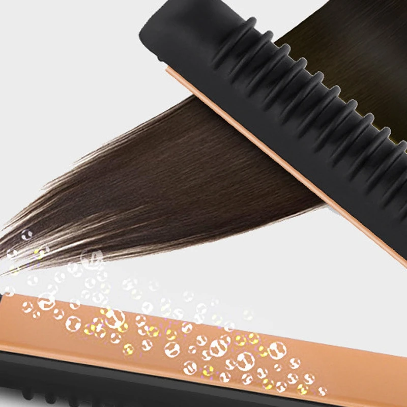 Ultra-Thin Hair Straightener Curler Professional Ceramic Flat Iron for Short Fast Styling Adjustable Tools | Красота и здоровье