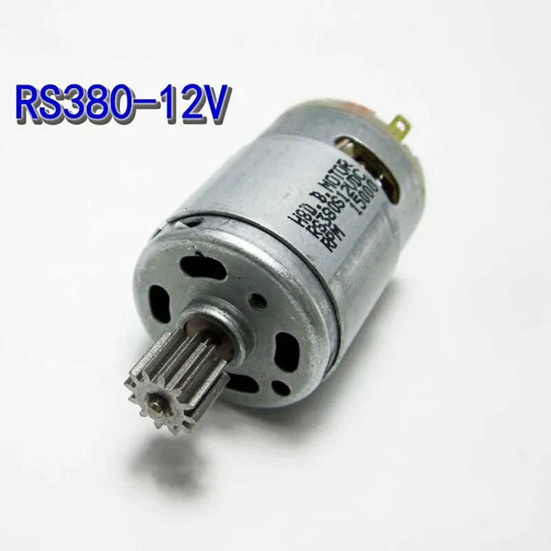1 шт. DC12V 15000 об/мин RS380 карбоновый щеточный мотор с редуктором для радиоуправляемой модели игрушечного автомобиля лодки
