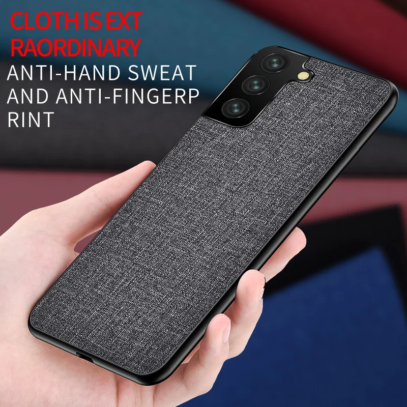 

Fiber Cloth Texture Case For Samsung Galaxy S21 Ultra A52 A72 A51 A71 5G S20 Plus S21 FE Note 20 A31 A21S M51 A32 A42 Case Cover