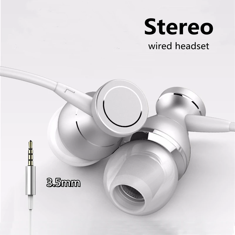 

Наушники-вкладыши магнитные проводные с микрофоном, 3,5 мм