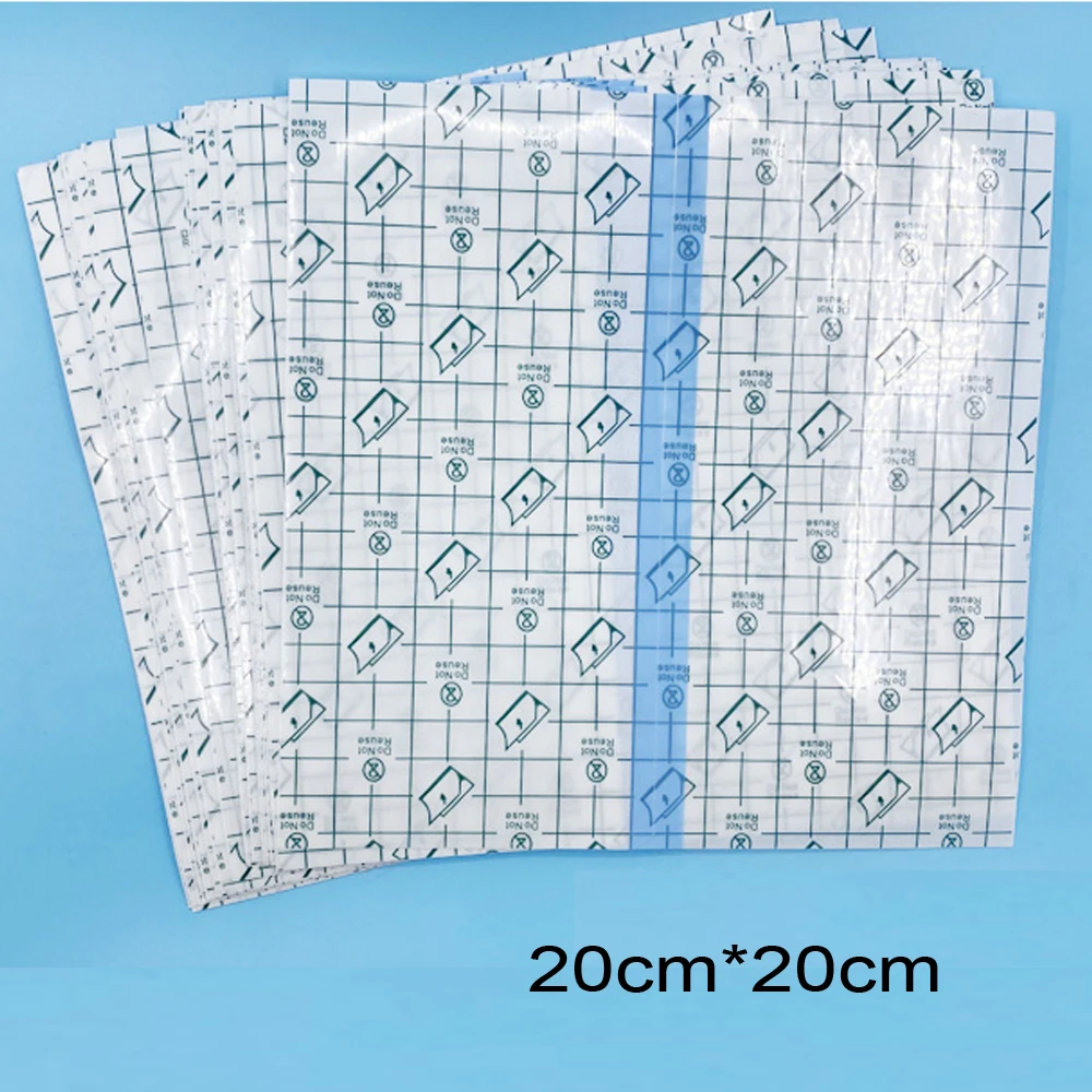 

Peritoneal Dialysis Waterproof Transparent Tape Medical PU Film Abdomen Bath Bag Patients Special Care Disposable Protective