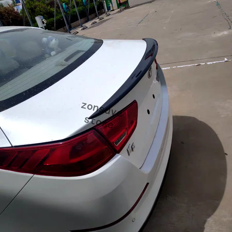 Подходит для Kia K5 Optima 2014 2015 года спойлер из АБС-пластика углеродное волокно задний