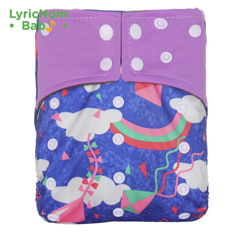 

LyricHom Baby Washable Baby Nappies Adjustable Baby Nappy Cover Infant Children Diaper Leakproof Washable