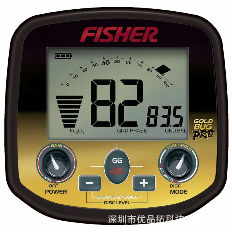 FISHER RESEACH LABS Gold Bug Pro Silver TreasureProfessional Underground Metal Detector Digger Long Distance Double Coin | Инструменты