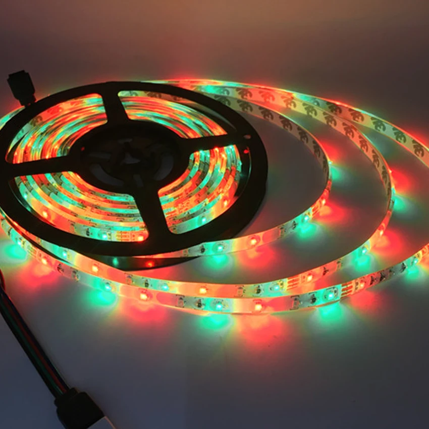 Светодиодная мягсветильник вая панель 3528 7 цветов RGB 5 В низкое напряжение полоса