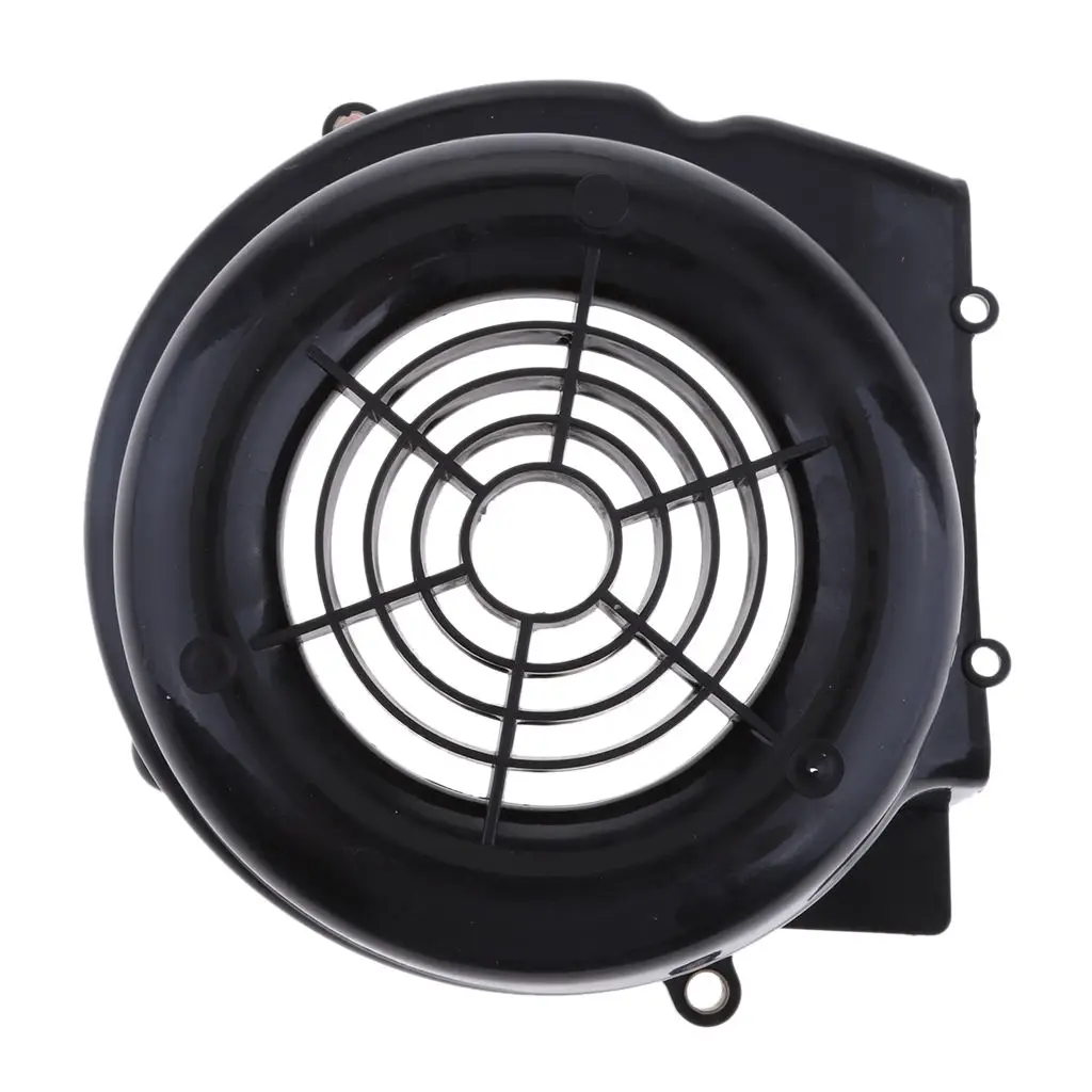 

Durable Cooling Fan Cover Right Side fit GY6-125cc 150cc 157QMJ Scooter Black