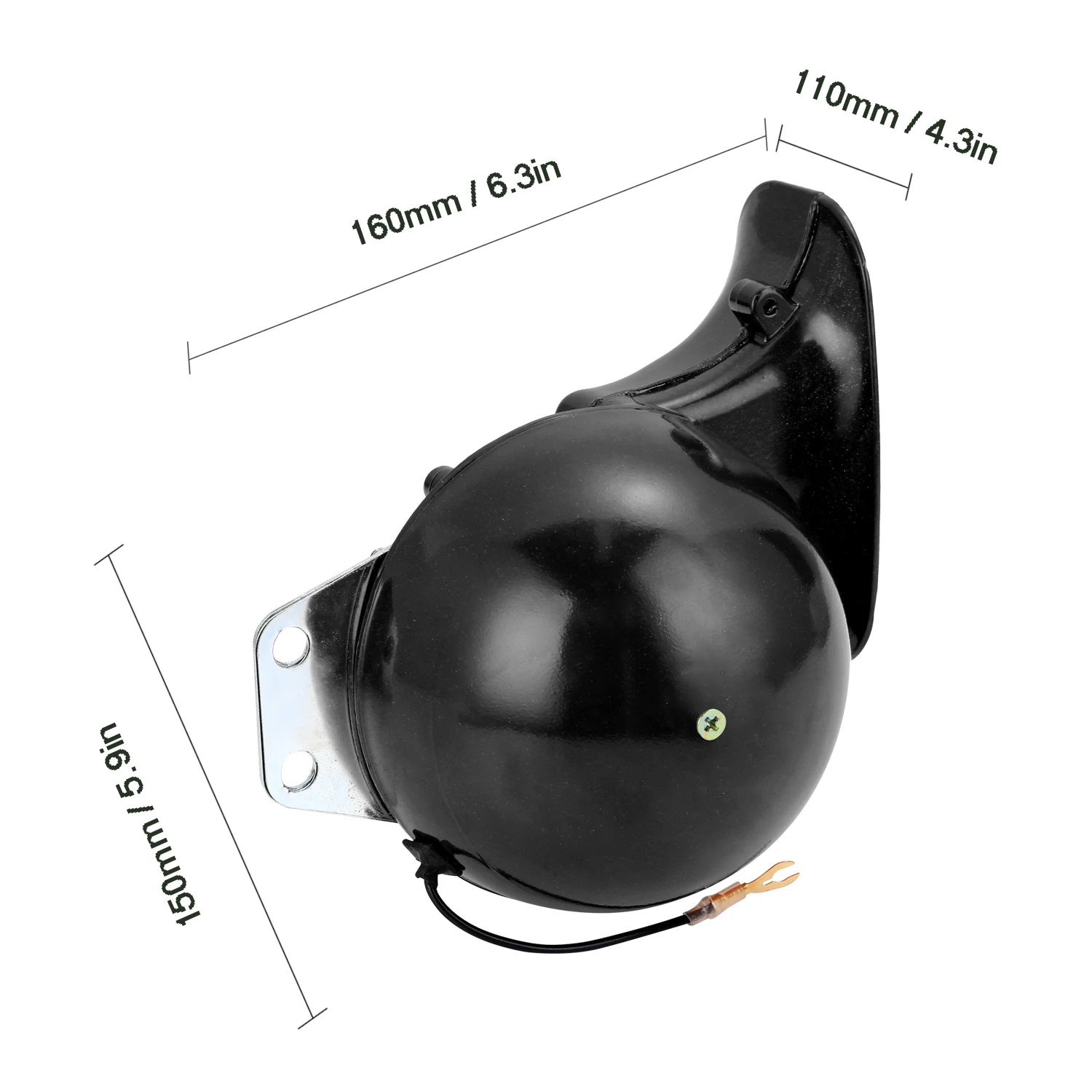 Универсальный громкий автомобильный воздушный гудок 300 дБ 12 В компрессор трубы