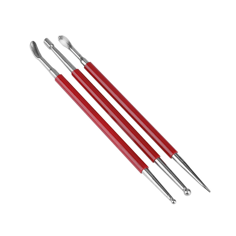 Набор инструментов для резьбы по краям из кожи сделай сам 3 шт./лот | Дом и сад