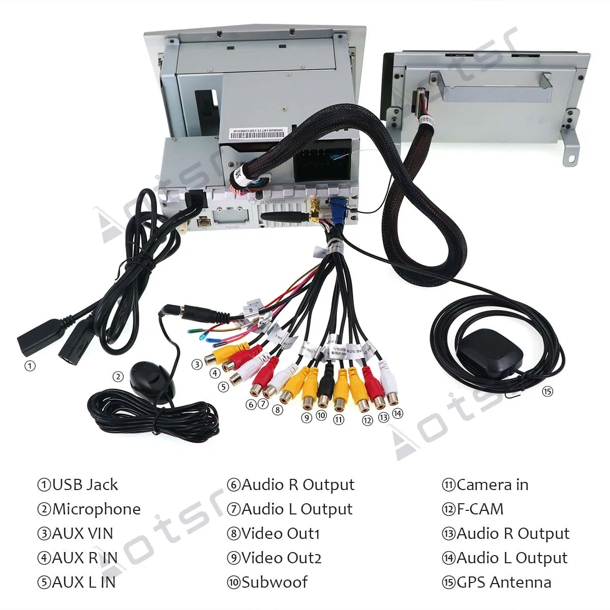 Aotsr Android 10 GPS навигация автомобильный без DVD плеера для Opel Astra H 2006 2012 Стерео