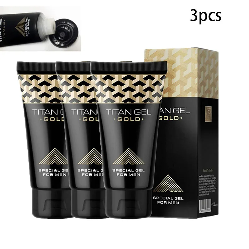 

3/1 Pcs Original Russian Gold Intimate Goods for Men Penis Enlargement XXL Cream 50ml Penis Growth Delay Cream Sex Lube