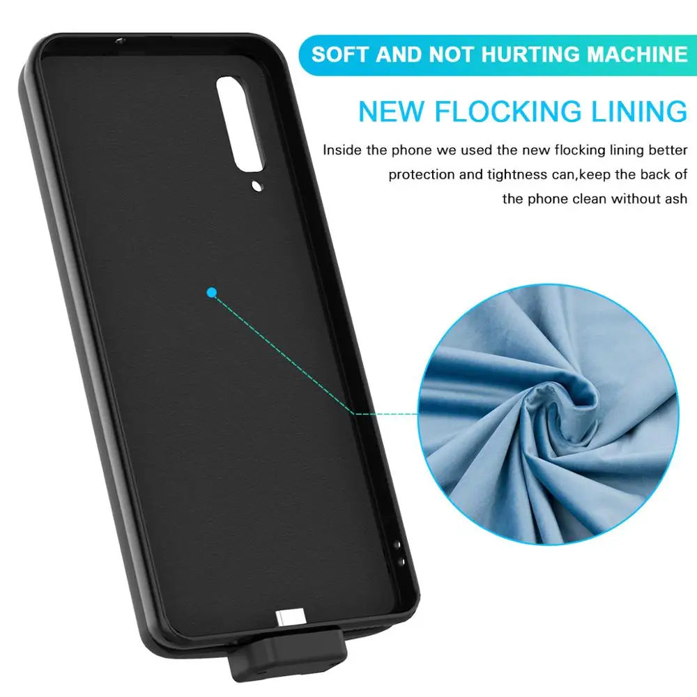 Магнитный чехол для зарядки Galaxy A30S аккумулятора портативный портативного