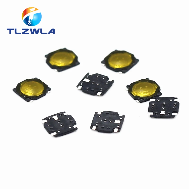 

20PCS Metal Dome 3.7*3.7*0.35mm Thin Film Touch Switch 4 Feet Foot Patch Micro Button Switch 3.7 * 3.7 * 0.35MM