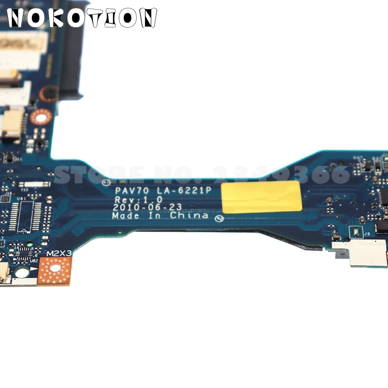 NOKOTION материнская плата для ноутбука Acer aspire one D255 D255E основная PAV70 LA-6221P MBSDF02001 MB.