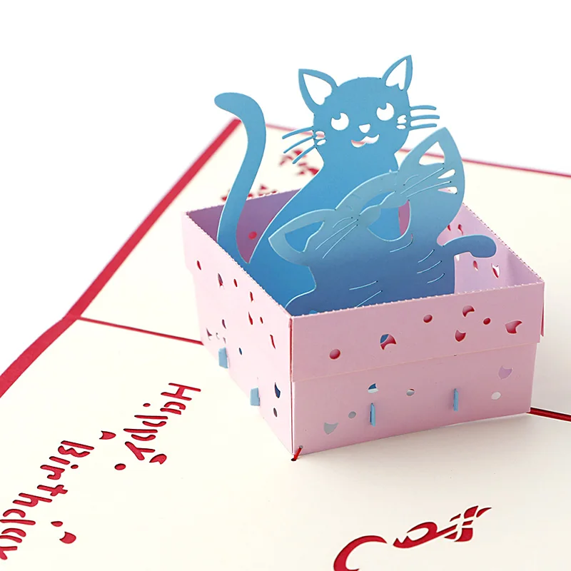 38 стилей 3D всплывающие поздравительные открытки любовь в руках День рождения Свадьба Хэллоуин Рождество День святого Валентина год Рождество подарок для детей