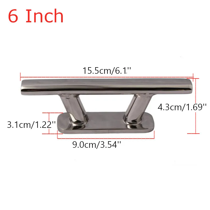 Высокое Качество Морской 316 Нержавеющая сталь швартовка планка 6 дюймов 8 10 для