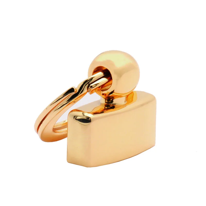 2 шт. золотистая/Серебристая шарнирная застежка Омар зажимы для ключей брелок