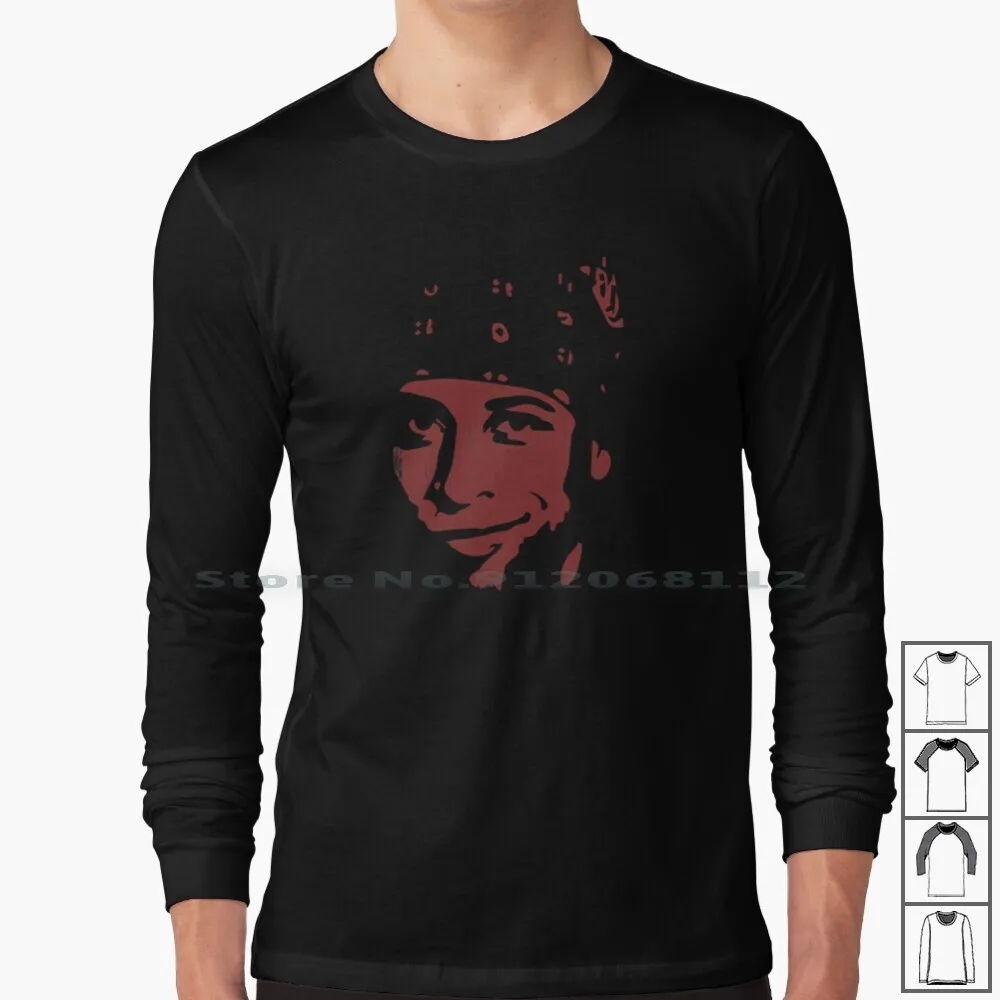 

Dancer Face-Red Color Long Sleeve T Shirt Abstract Mem Meme Mems Ricardo Mem Funny