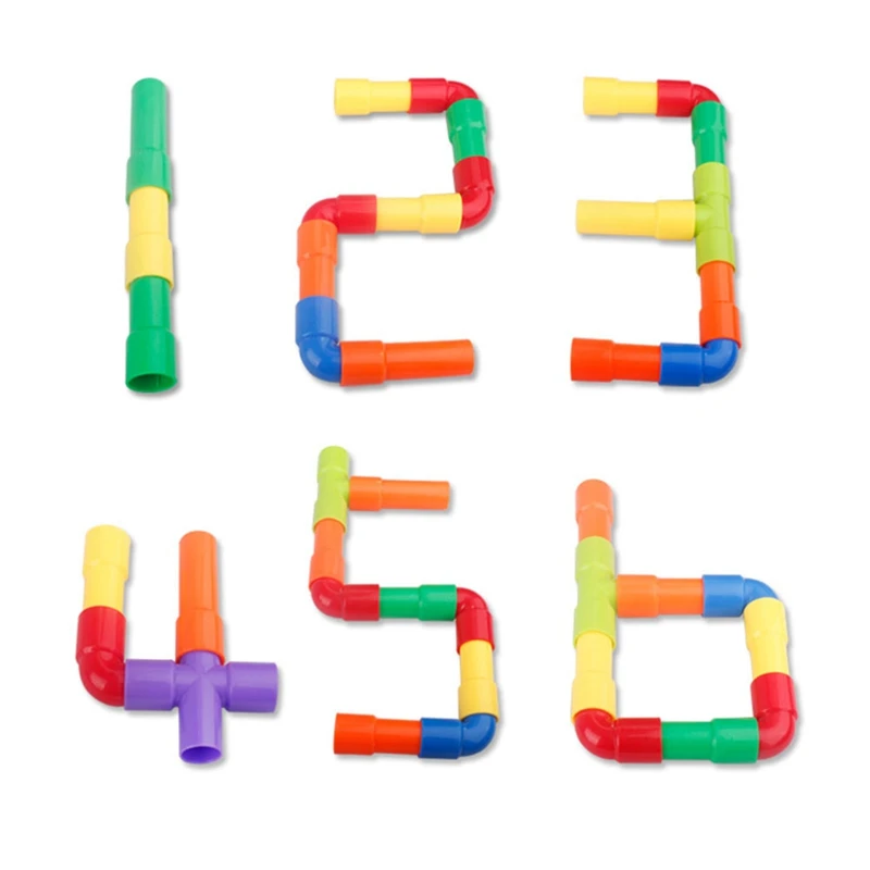 Детский конструктор водопроводная труба разноцветный|Блочные конструкторы| |