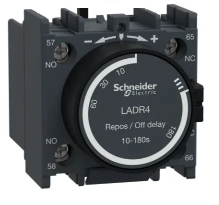 LADR4 Блок вспомогательного контакта с задержкой времени TeSys Deca 1НО + 1НЗ 10-180