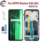 ЖК-дисплей 6,57 дюйма с рамкой для OPPO Realme X50 5G LCD RMX2144, дисплей с сенсорным экраном и дигитайзером в сборе X50 ЖК модуль, тест на замену