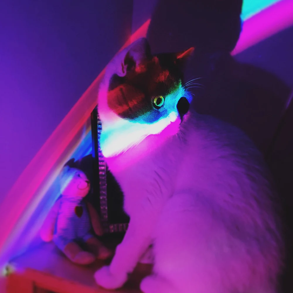 3 Modes LED Creative Colorful Rainbow Night Light Romantic Magic Projection Lamp For Children Bedroom Home Decor | Лампы и освещение