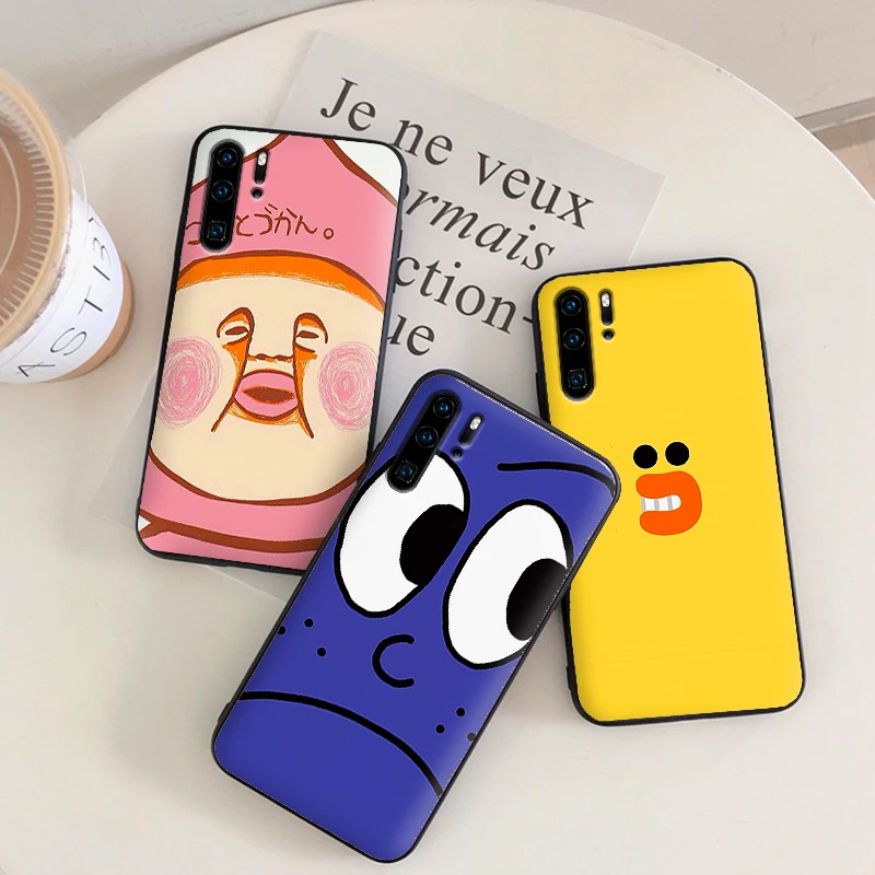 Cute cartoon characters Case For HuaweiY9 Prime 2019 Mate 10 20 Pro Nova2 3 4 Lite Nova 2i 3i 5i Y6 Y7 2018 Coque Funda | Мобильные