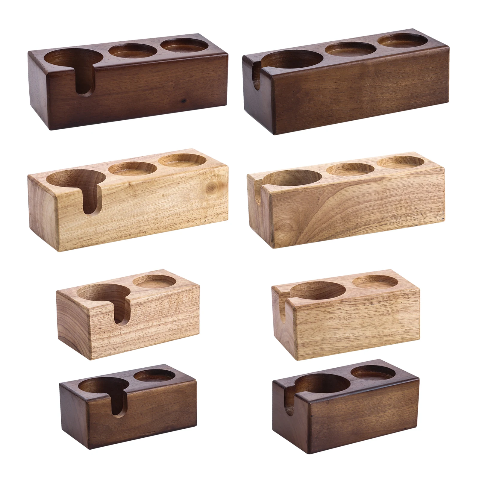 

Держатель для ручек 51/58 мм, из бука, ручной, для приготовления кофе, порошка, аксессуар для эспрессо, латте