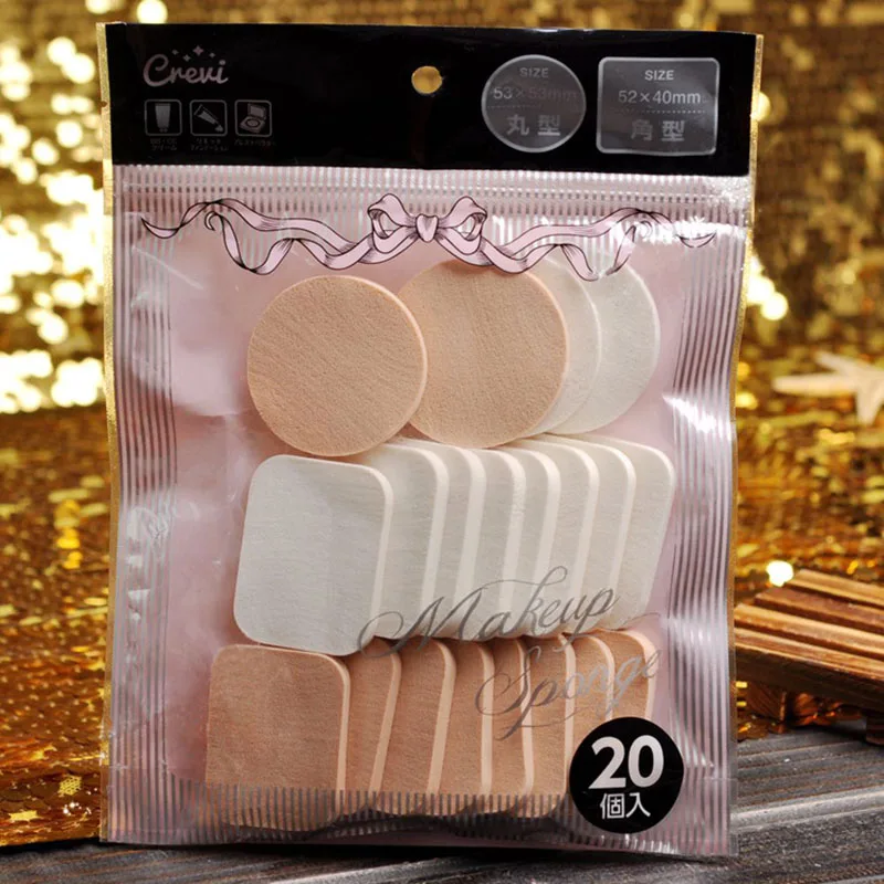2/20 шт Косметическая пудра для пудры спонж макияжа блендер косметический лица