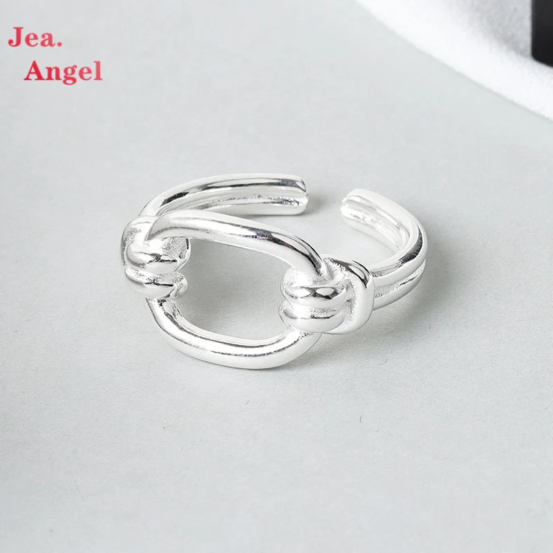 

Женские Геометрические кольца Jea.Angel, вечерние ро 925 пробы, в стиле панк