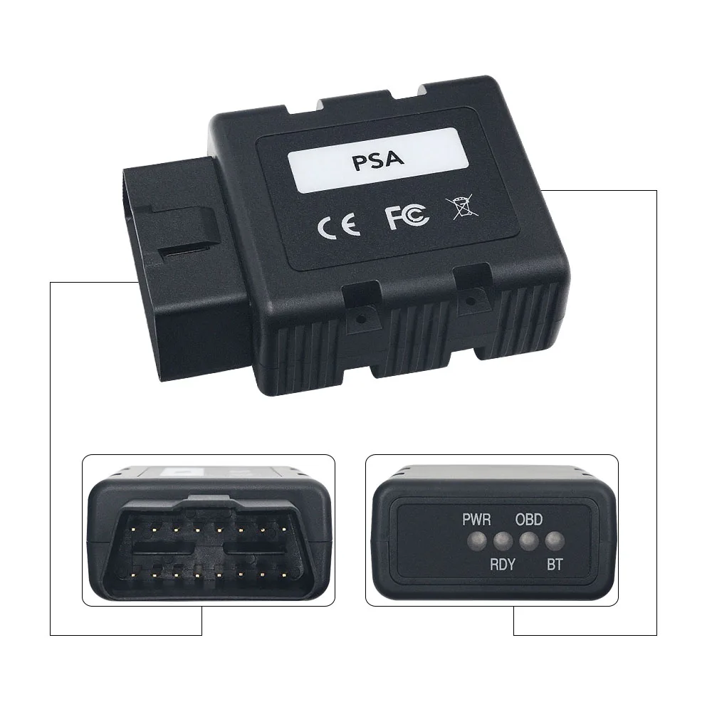 PSA COM Bluetooth для Citroen Peugeot диагностический инструмент Renault ЭБУ/ключевой