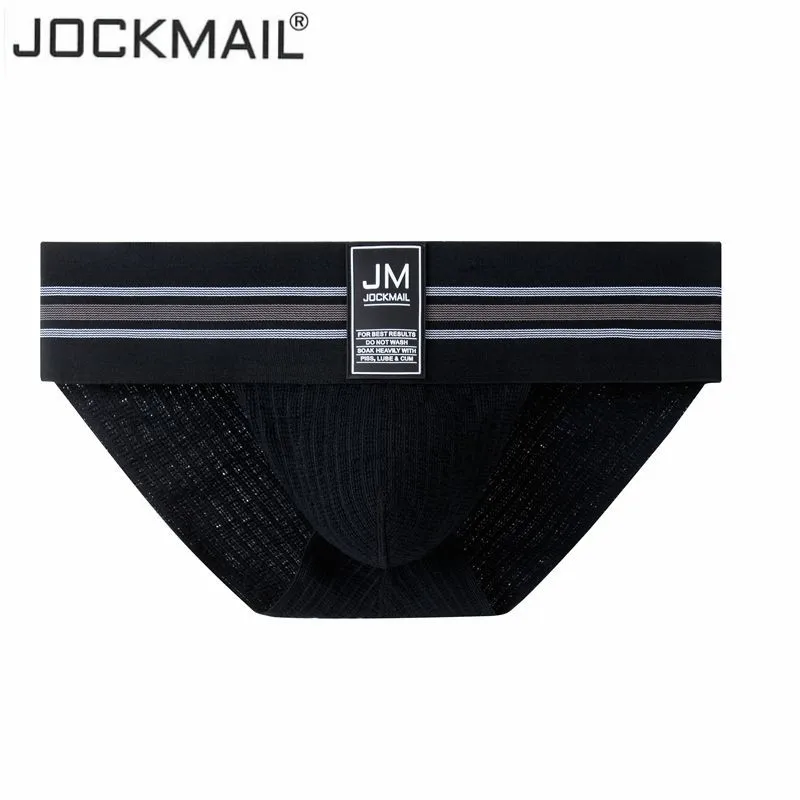 Трусы брифы Jockmail мужские Брендовое нижнее белье пикантные модные трусы джоки