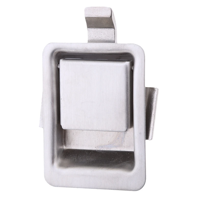 

Stainless Steel Recessed Mounted Latch Mini Flush Mount Paddle Handle Lock for RV/Camper/Trailer/Cabinet/Tool Box Etc