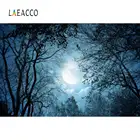 Laeacco фоны для фотосъемки темное ночное дерево Луна обои ужас сценический Фотофон фотосессия Фотостудия