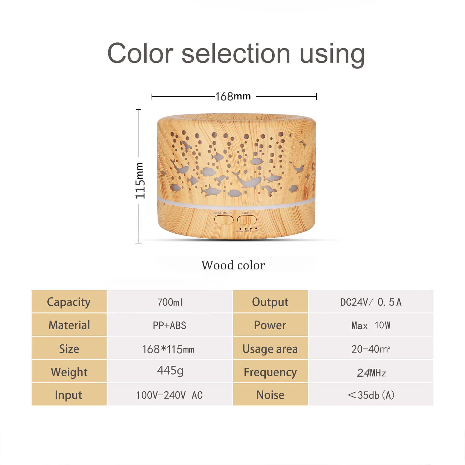 

Wood Grain Aroma Diffuser Air Humidifier Ultrasonic Essential Oil Diffuser Mini Humidificador With Led Lamp Mist Maker#db4