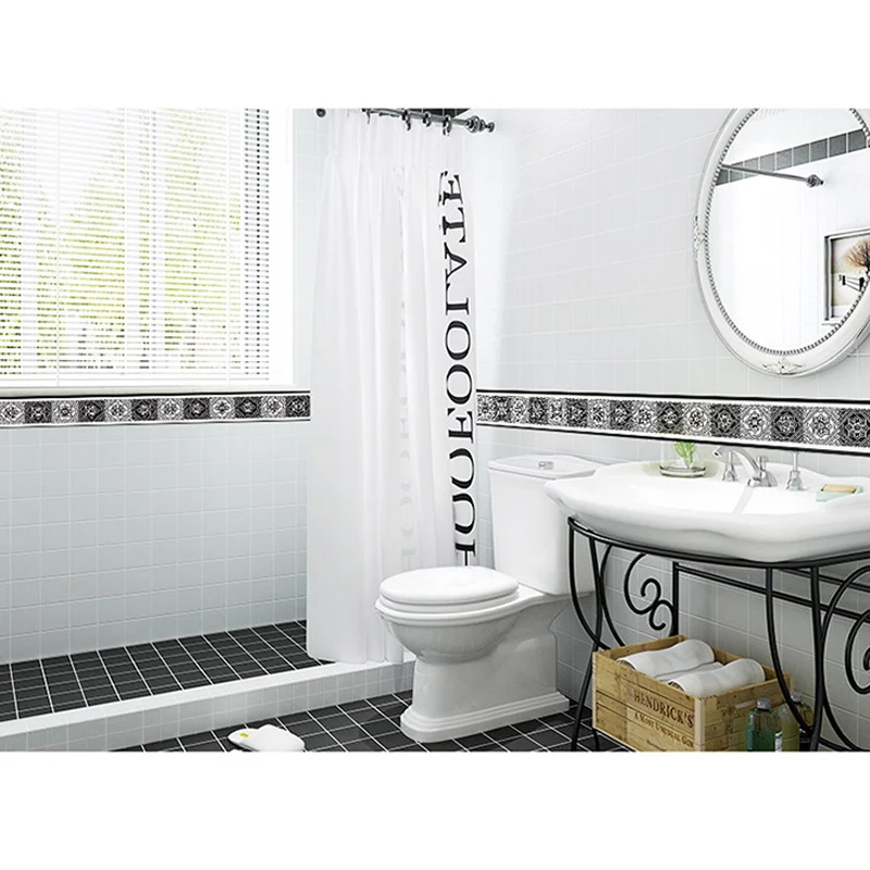 Горячая продажа зеркальные настенные наклейки DIY 3D ПВХ самоклеющиеся бордюры