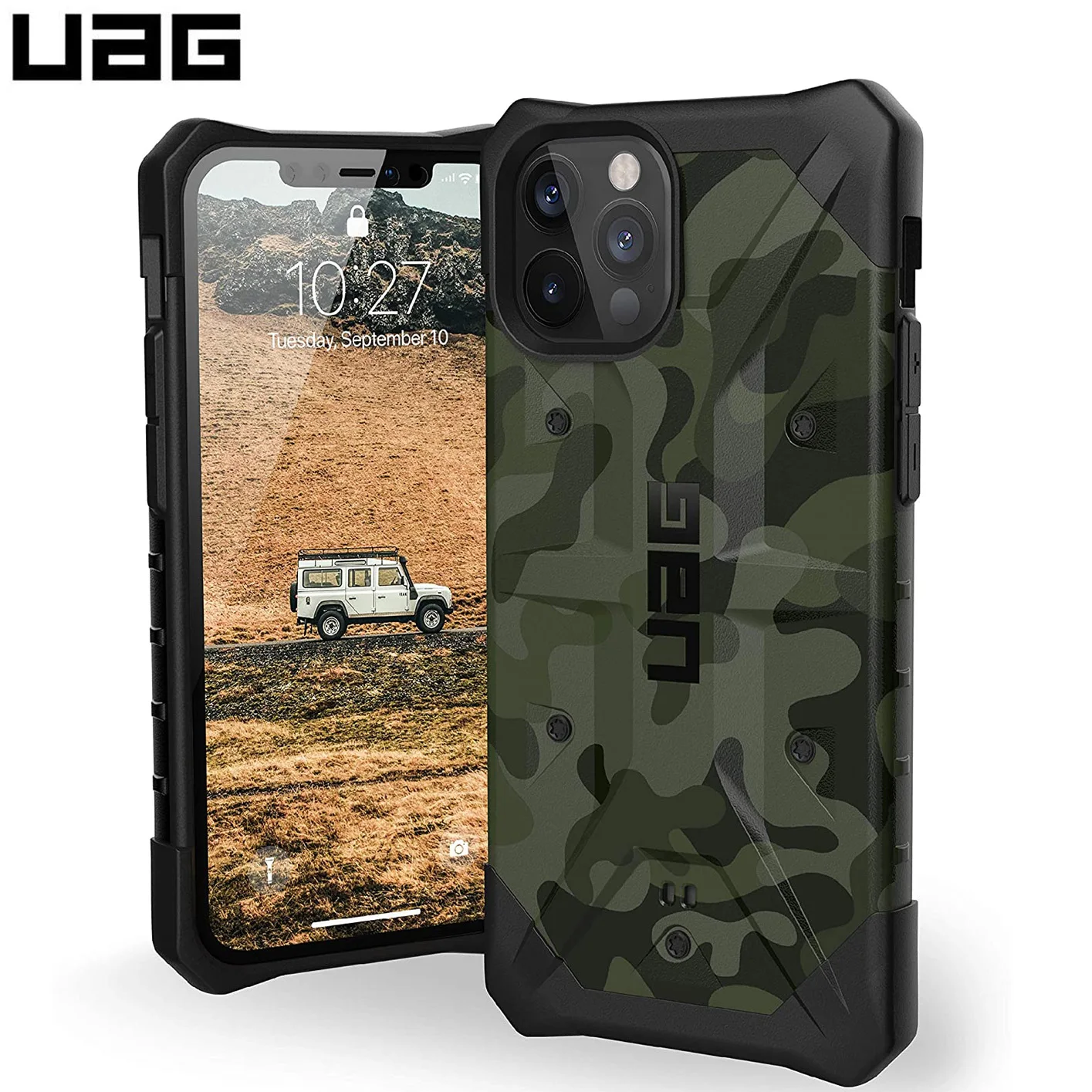 

UAG Pathfinder Original Case For iPhone 13 12 Pro Max 11 X XS XR 6S 6 7 8 Plus Protective Cover PFR CAMO sSilicone Phone Cases