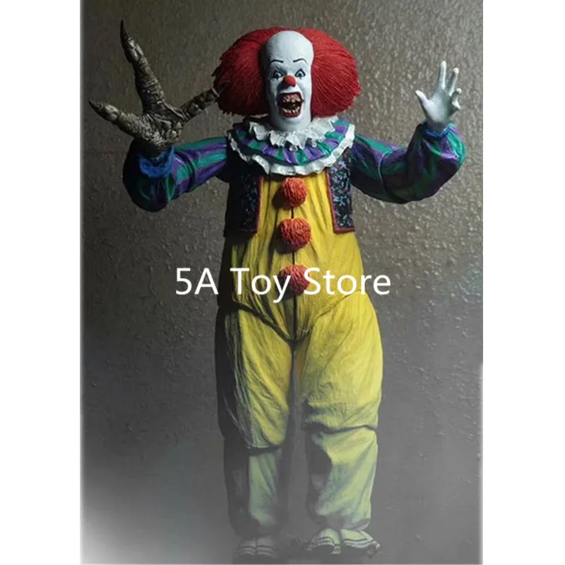 Экшн-фигурка клоуна Стивена Кинга NECA IT из фильма пеннивайз Джокер 1990