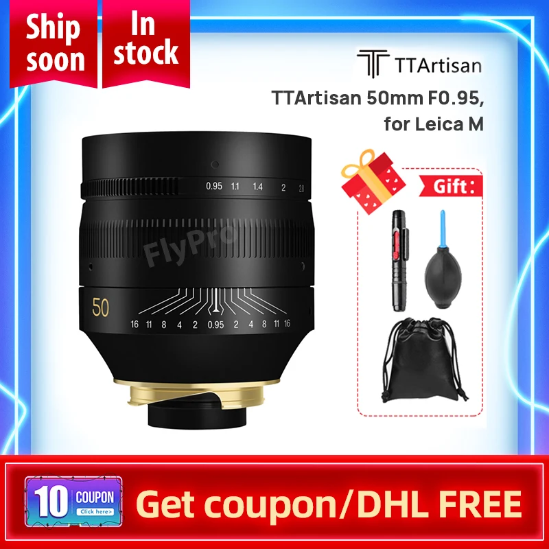 TTArtisan 50 мм F0.95 полный известность объектив Камера для Leica M LM крепление s как M240 M6 M7 M8