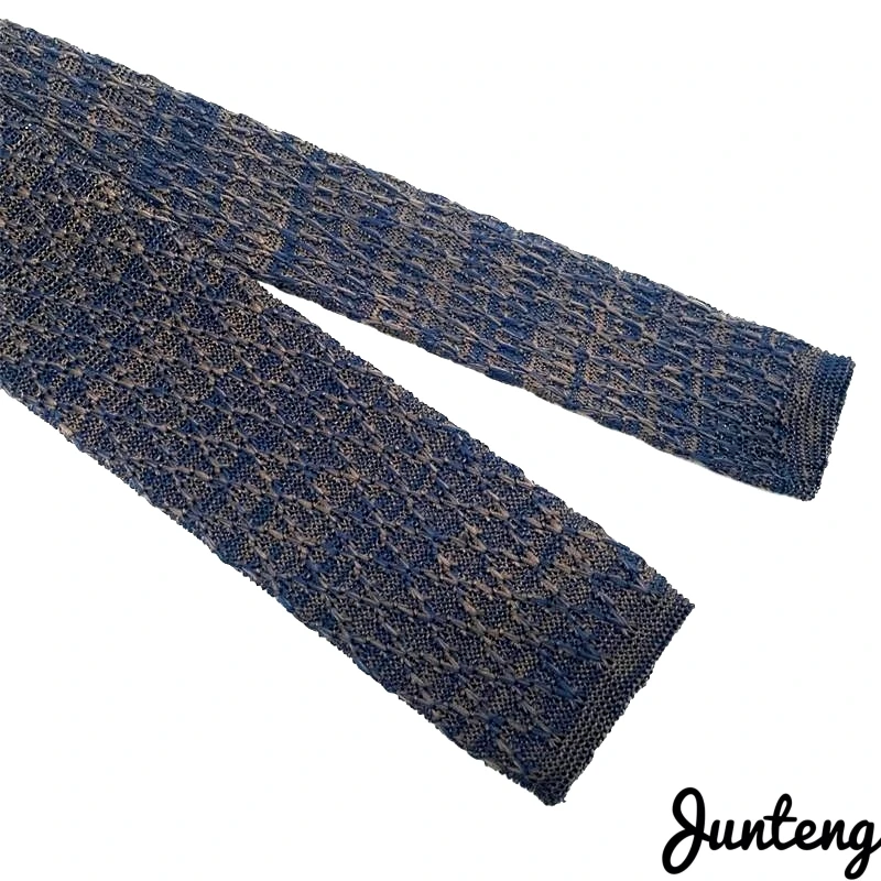 Модный мужской вязаный галстук разноцветные узкие тонкие тканые простые