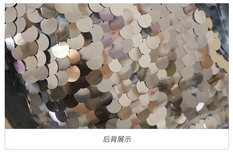 

2020 Autumn New Fashion Sequined Denim Jacket Plus Size Long-sleeved Denim Jacket Women Loose BF Jeans Coat