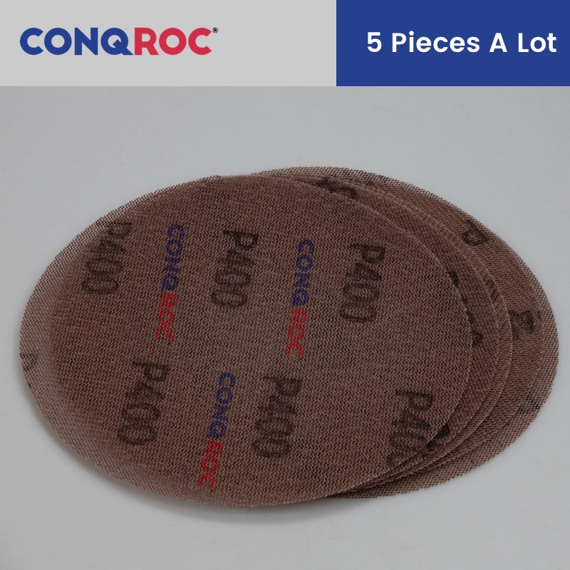 5 штук 150 мм 6 дюймовые сетчатые захватные диски без пыли сетка линия абразивная