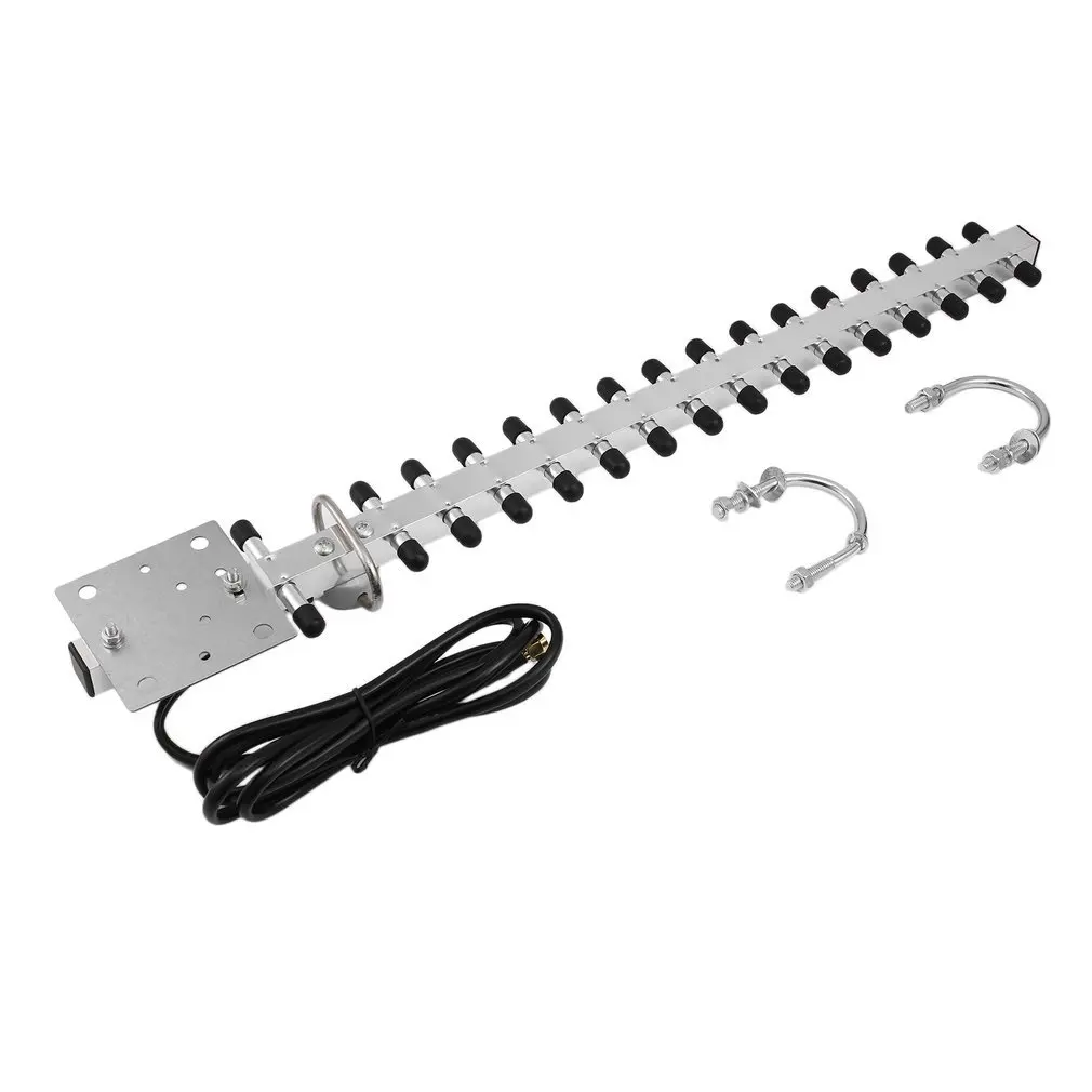 RP SMA 2 4 GHz 25 DBi Yagi Беспроводная WLAN WiFi антенна для модема PCI карта маршрутизатор