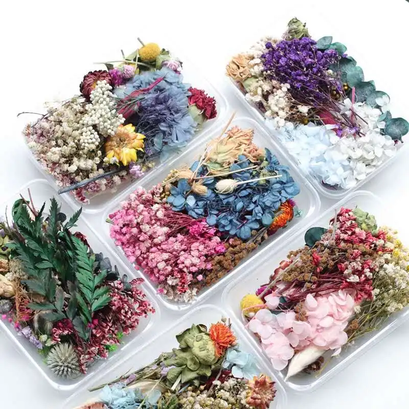Ароматерапия Свеча diy Материал вечный сушеный цветок Комбинация ручной работы