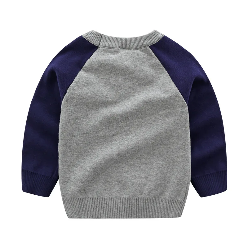 Свитер для мальчиков и девочек Повседневная Верхняя одежда с круглым вырезом